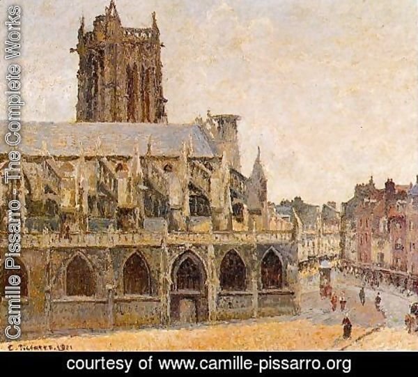 Camille Pissarro - The Church of Saint-Jacques, Dieppe