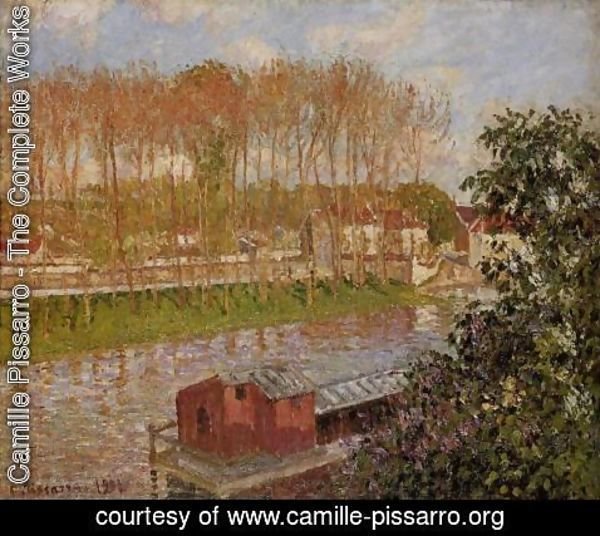 Camille Pissarro - Setting Sun at Moret