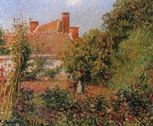 Camille Pissarro - Kitchen Garden in Eragny, Afternoon