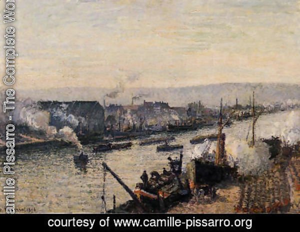 Camille Pissarro - The Port of Rouen, Saint-Sever