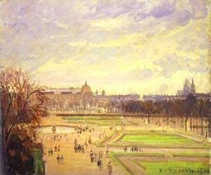 Camille Pissarro - The Tuileries Gardens I