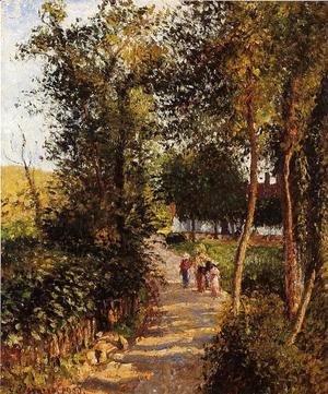 Camille Pissarro - Route de Berneval0le-Petit