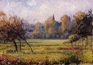 Camille Pissarro - Landscape at Bazincourt