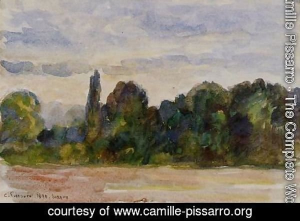 Camille Pissarro - Trees, Eragny