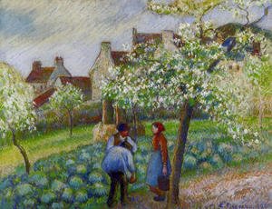 Camille Pissarro - Flowering Plum Trees