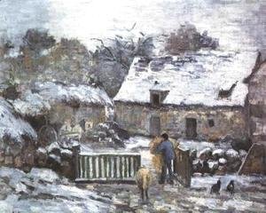 Camille Pissarro - Farm at Montfoucault