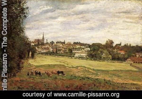 Camille Pissarro - View of Marly-le-Roi
