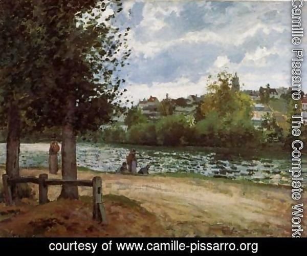 Camille Pissarro - Banks of the Oise in Pontoise