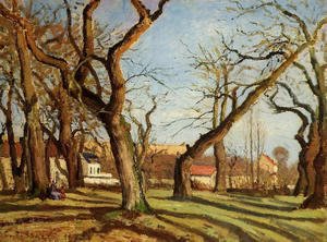 Camille Pissarro - Groves of Chestnut Trees at Louveciennes