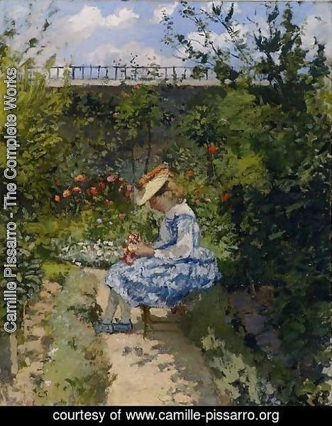 Camille Pissarro - Jeanne in the Garden, Pontoise