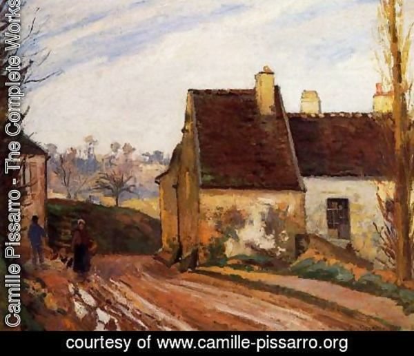 Camille Pissarro - Homes near the Osny