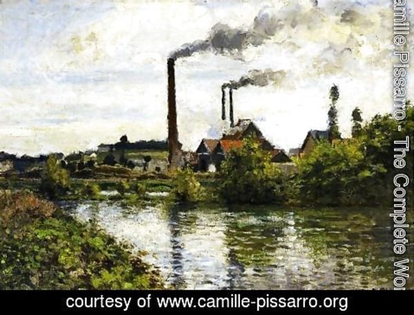 Camille Pissarro - The Factory at Pontoise