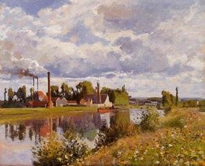 Camille Pissarro - The Oise on the Outskirts of Pontoise