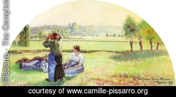 Camille Pissarro - Siesta in the Fields