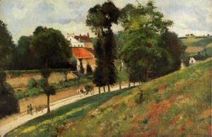 Camille Pissarro - The Saint-Antoine Road at l'Hermitage, Pontoise