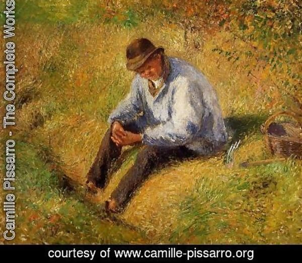 Camille Pissarro - Pere Melon Resting