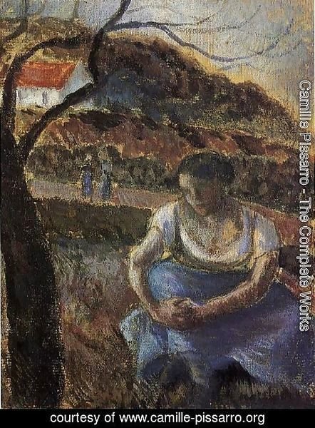 Camille Pissarro - Seated Peasant Woman