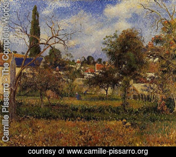 Camille Pissarro - Kitchen Gardens, Pontoise