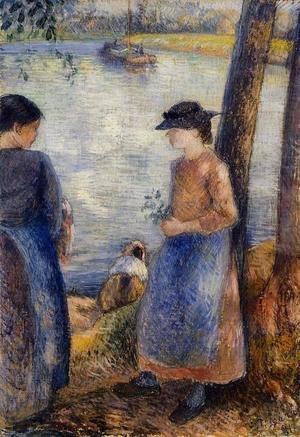 Camille Pissarro - By the Water
