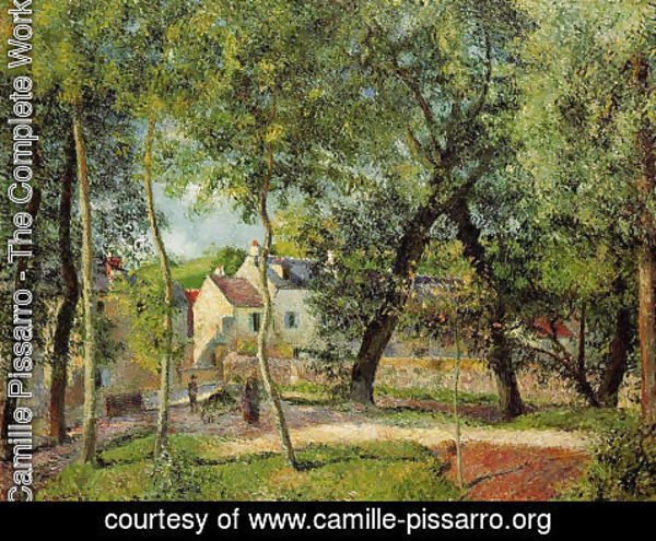 Camille Pissarro - Paysage a Osny pres de l'abreuvoir