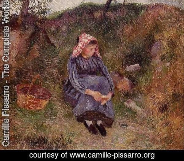 Camille Pissarro - Seated Peasant Woman I