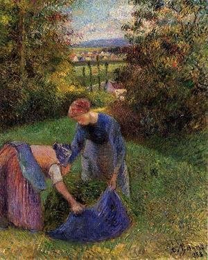 Camille Pissarro - Women Gathering Grass