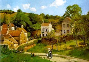 Camille Pissarro - L'Hermitage at Pontoise