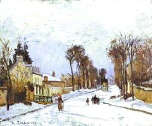 Camille Pissarro - The Road to Versailles at Louveciennes I