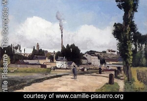 Camille Pissarro - By the Oise at Pontoise