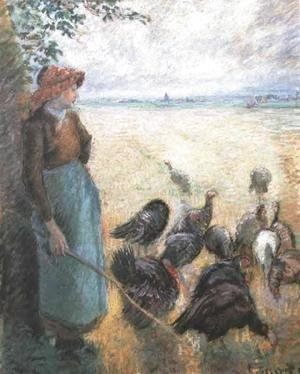 Camille Pissarro - Turkey Girl