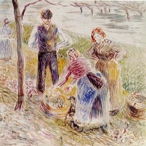 Camille Pissarro - Harvesting Potatos