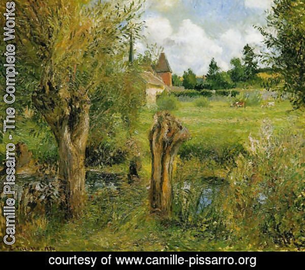 Camille Pissarro - The Banks of the Epte at Eragny