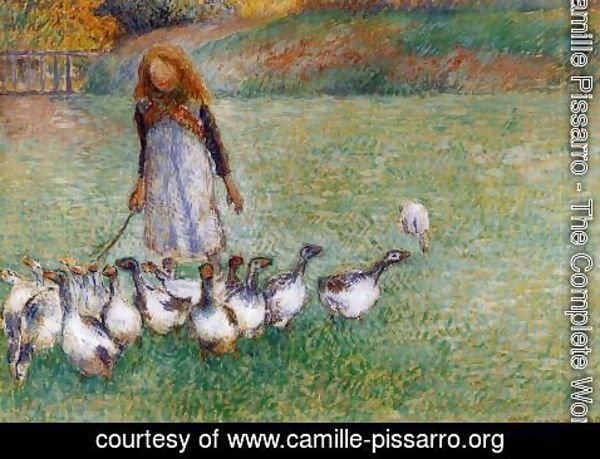 Camille Pissarro - Little Goose Girl
