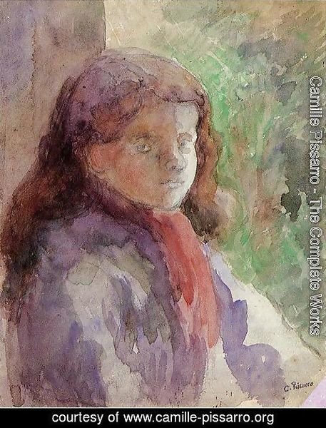 Camille Pissarro - Portrait of the Artist's Son, Ludovic-Rololphe
