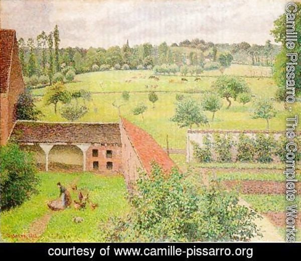 Camille Pissarro - View from My Window, Eragny