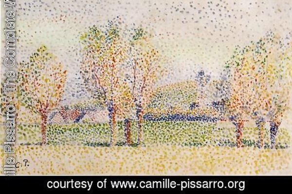 Camille Pissarro - Eragny Landscape I