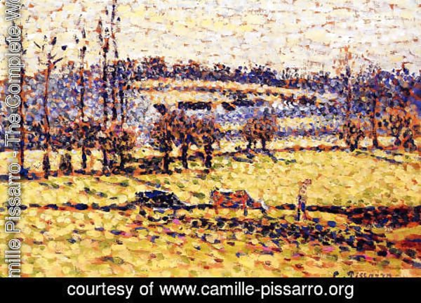 Camille Pissarro - Meadow at Bazincourt I