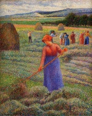 Camille Pissarro - Haymakers at Eragny