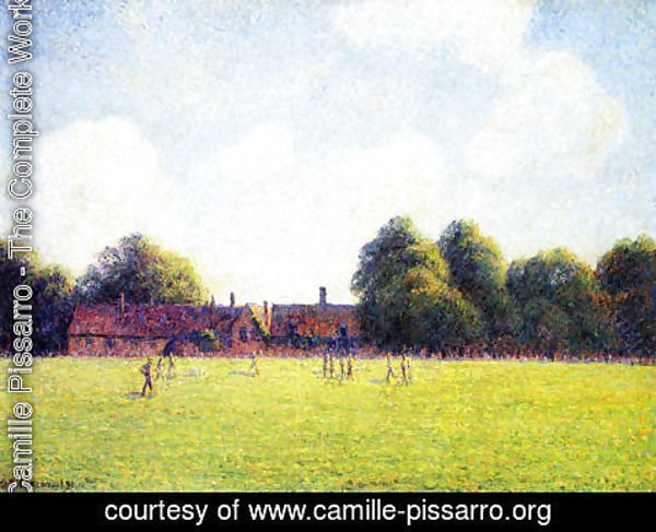 Camille Pissarro - Hampton Court Green, London