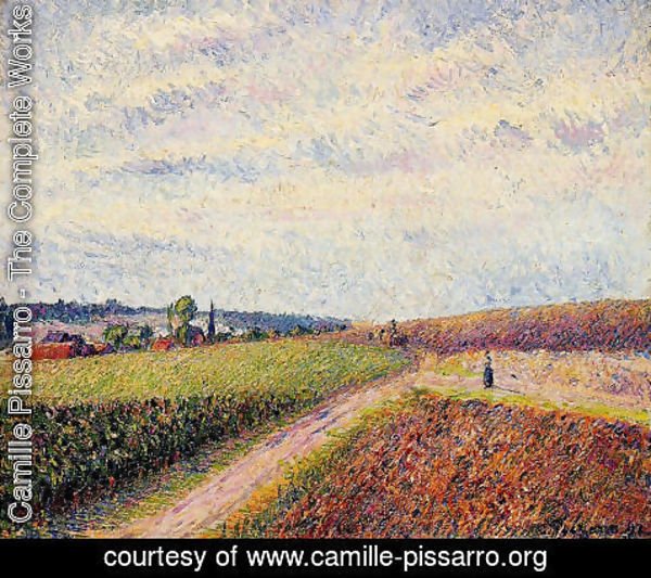 Camille Pissarro - View of Eragny I