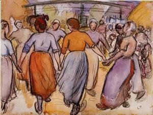 Camille Pissarro - La Ronde I