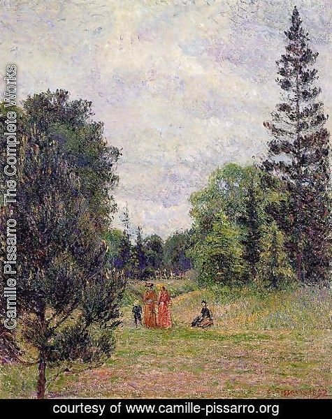 Camille Pissarro - Kew Gardens, Crossroads near the Pond
