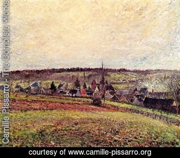 Camille Pissarro - The Village of Eragny I