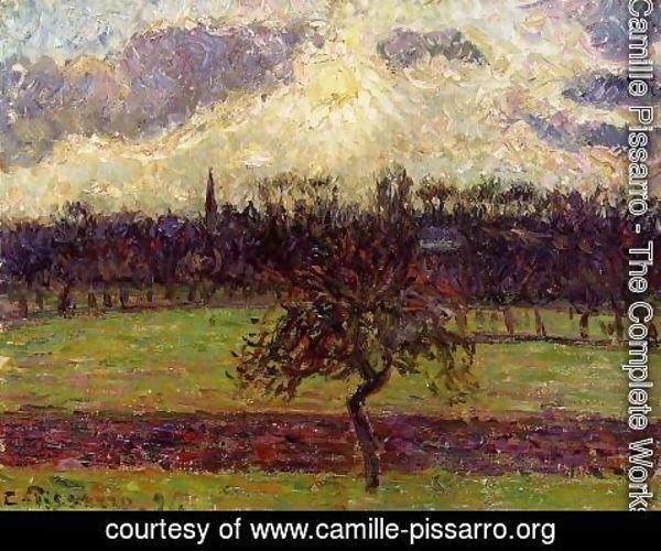 Camille Pissarro - The Fields of Eragny, the Apple Tree