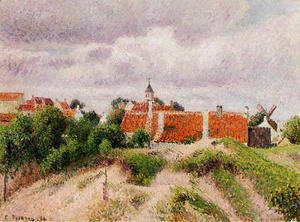 Camille Pissarro - The Village of Knocke, Belgium