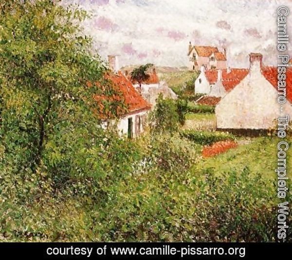 Camille Pissarro - Houses at Knocke, Belgium