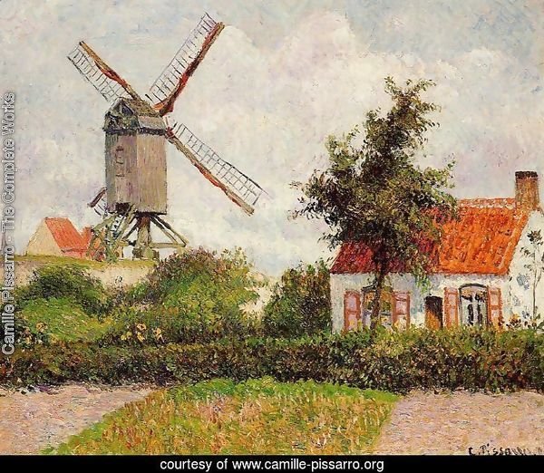 Windmill at Knocke, Belgium