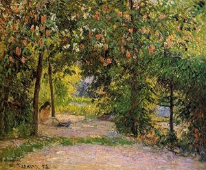 Camille Pissarro - The Garden in Spring, Eragny