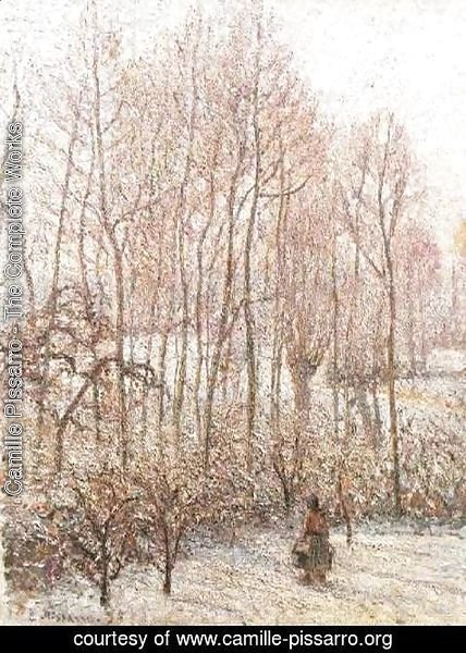 Camille Pissarro - Morning, Sunshine Effect, Winter