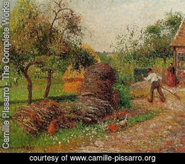 Camille Pissarro - Mother Lucien's Yard